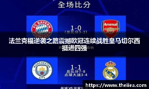 法兰克福逆袭之路震撼欧冠连续战胜皇马切尔西挺进四强